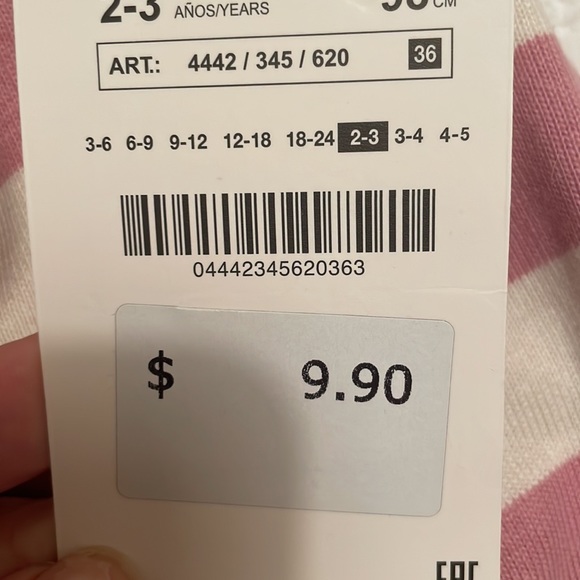 Zara kids striped shirts NWT 2-3 - Picture 4 of 4